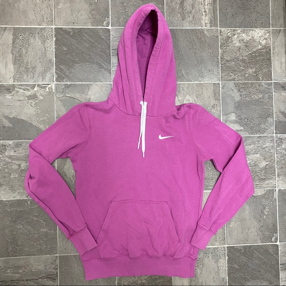 Womens Nike simple swoosh logo hoodie sweatshirt